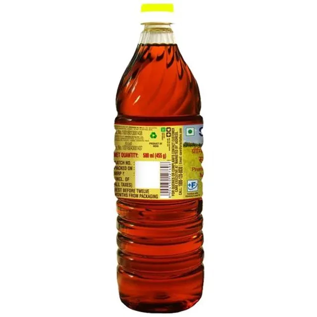 Sri Sri Tattva Premium Kachi Ghani Mustard Oil, 500 ml Bottle-3.webp